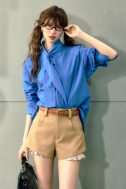 Klein Blue Design Shirt