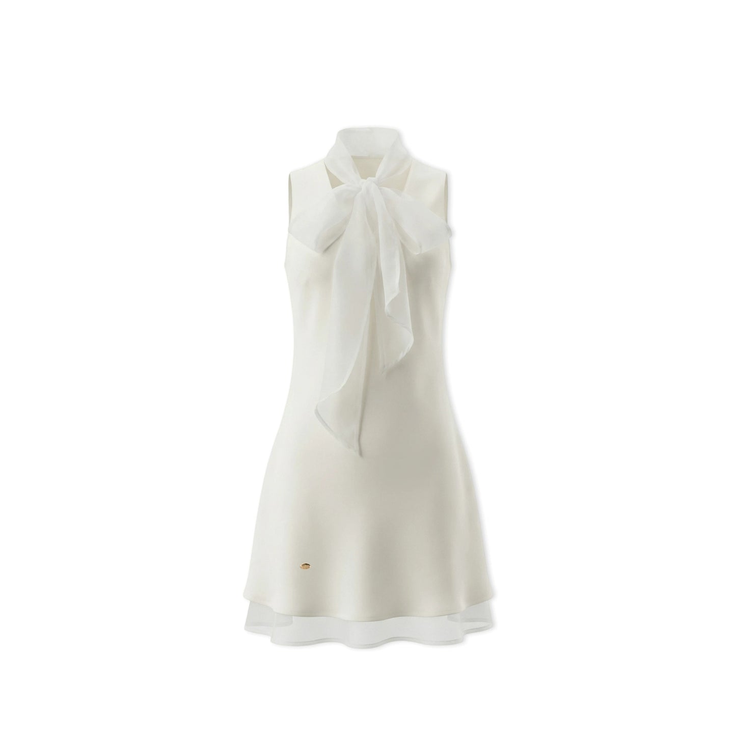 Acetate Halter Cape Dress Set-Up
