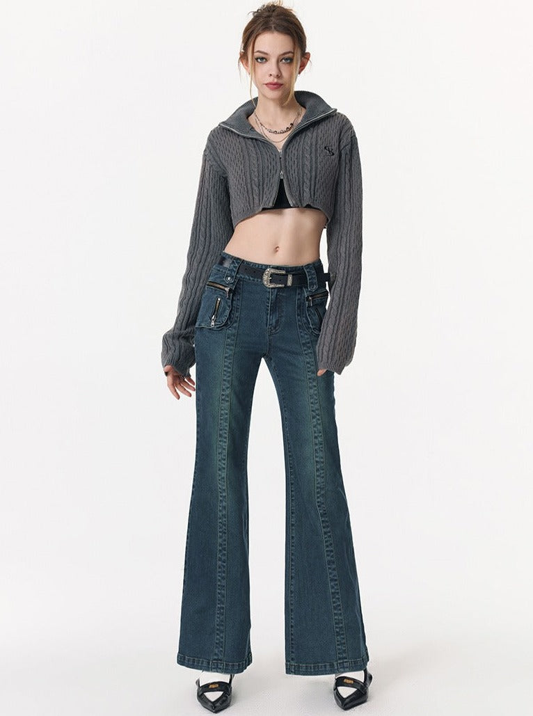 Flared Jeans Pants