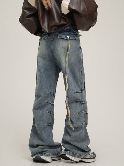 American High Street Stacked Light Jeans Pants
