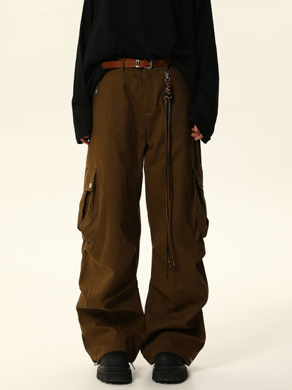 American Vintage Maillard Dark Brown Cargo Pants