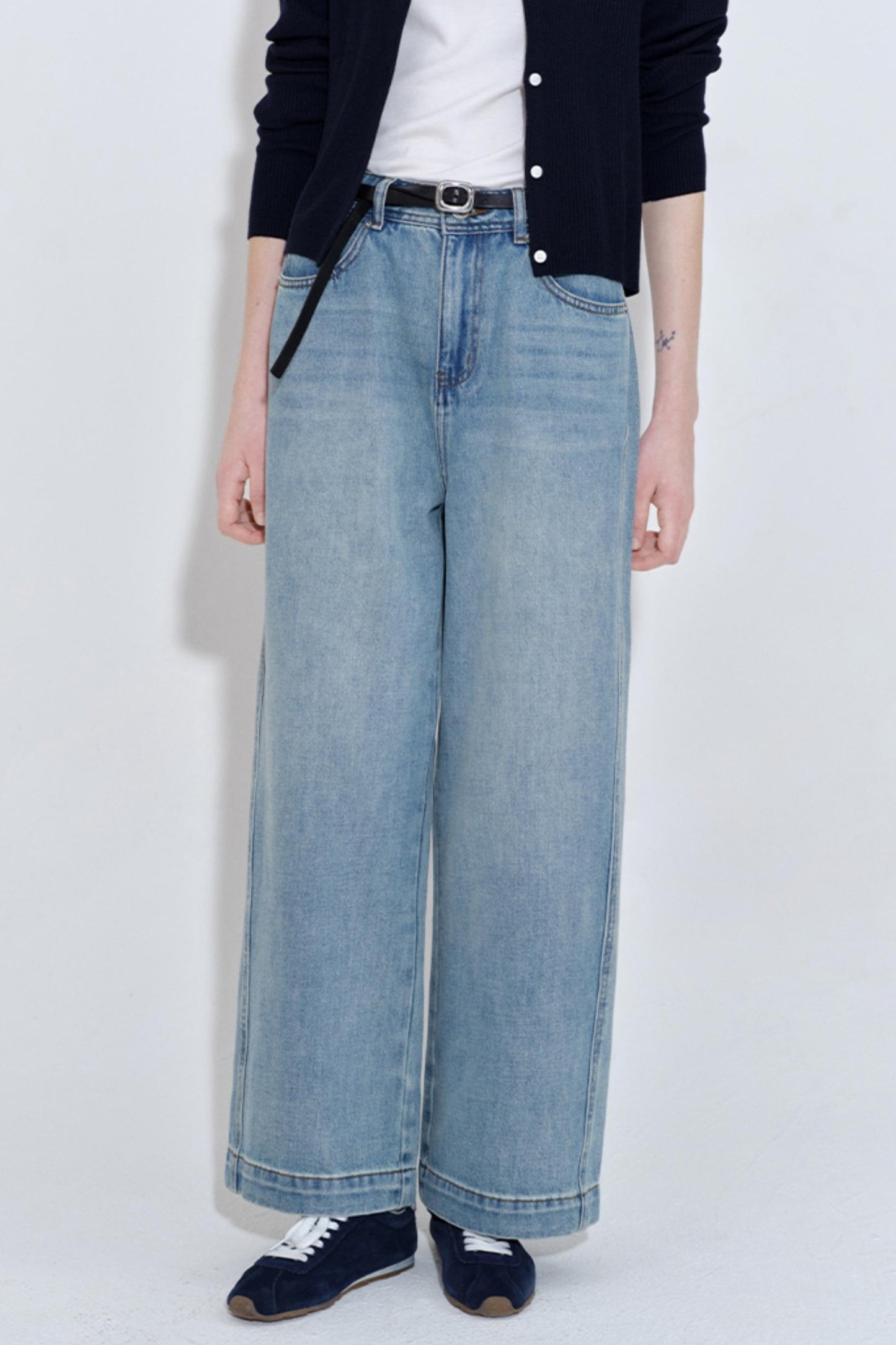 Cat Whisker Cropped Jeans