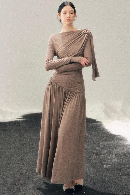 Ribbon Bodycon Winter Dress