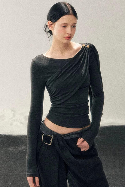 French Ribbon Design Blouse