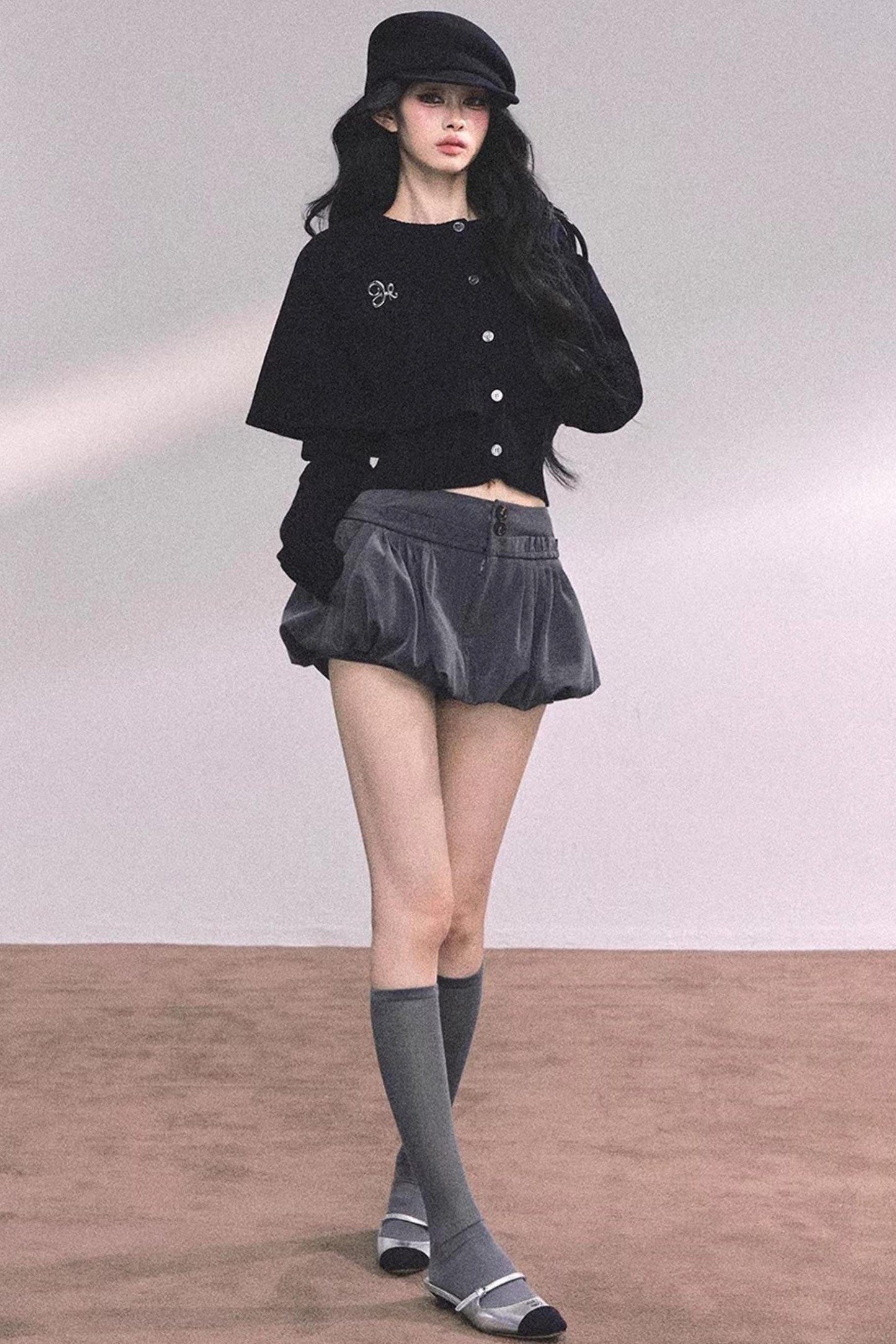 Cable Knit Cape Sweater