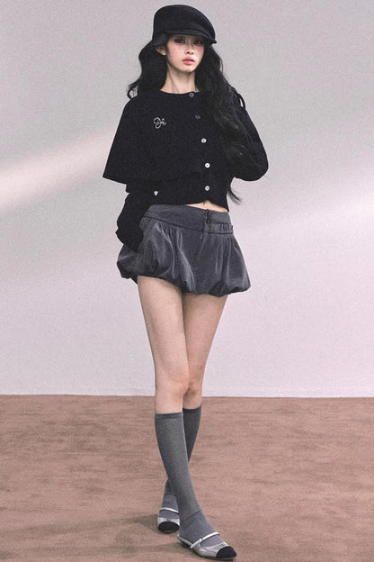 Cable Knit Cape Sweater