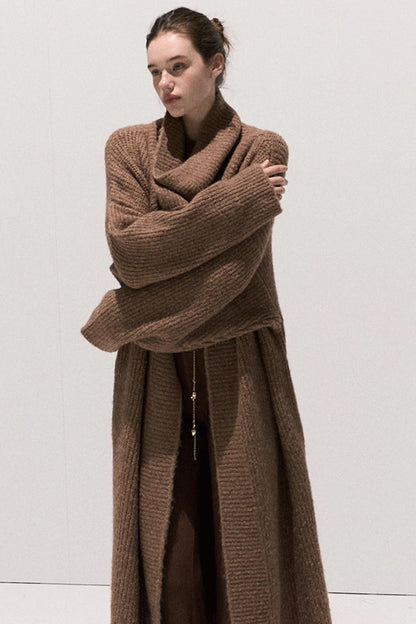 Soft Crewneck Knitwear Trouser Set-Up