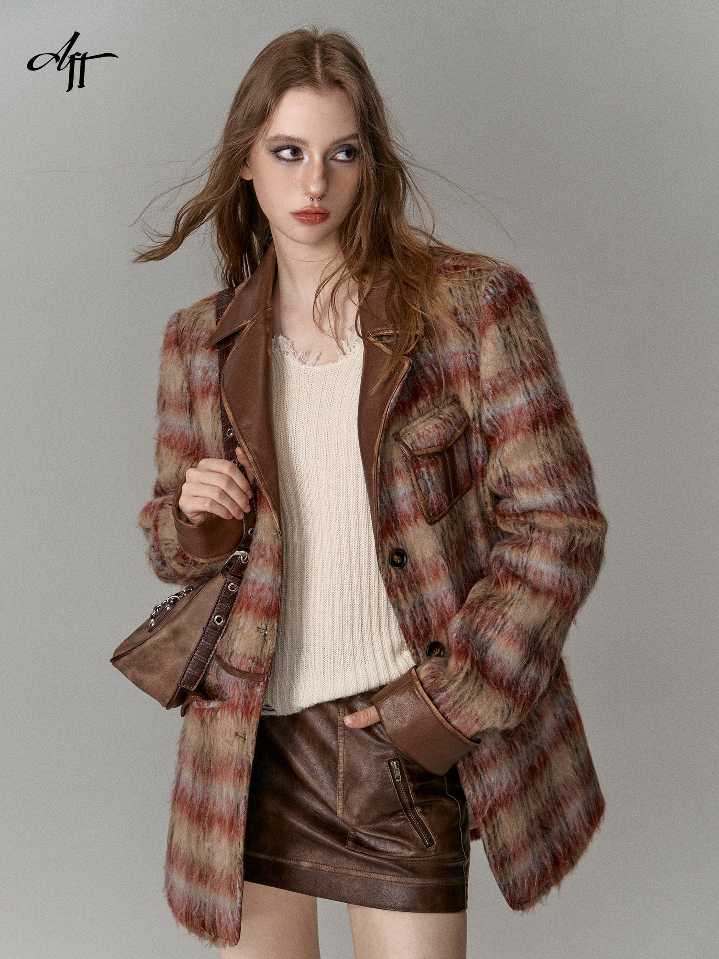 Vintage Check Suit Tweed Jacket