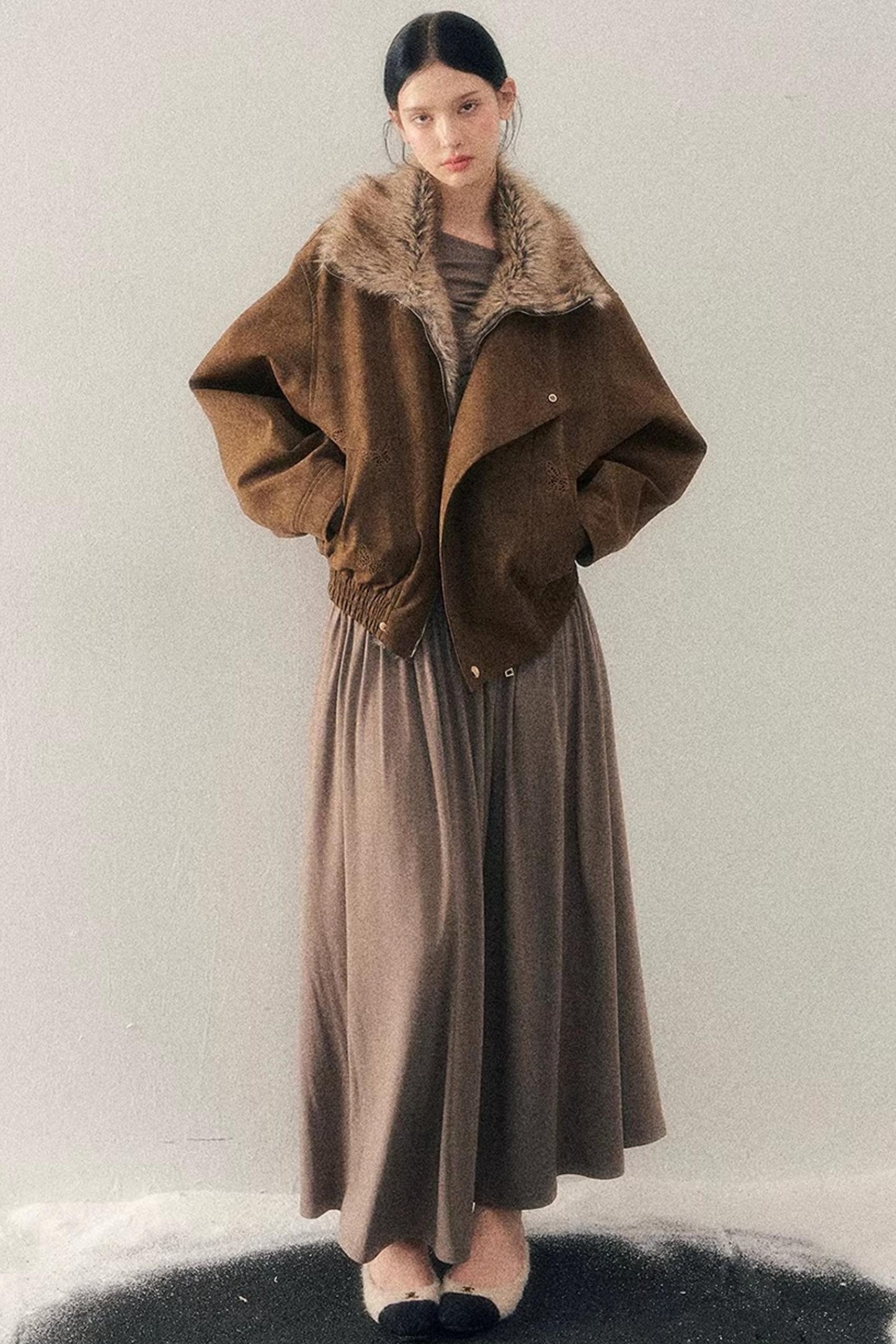 Ribbon Bodycon Winter Dress