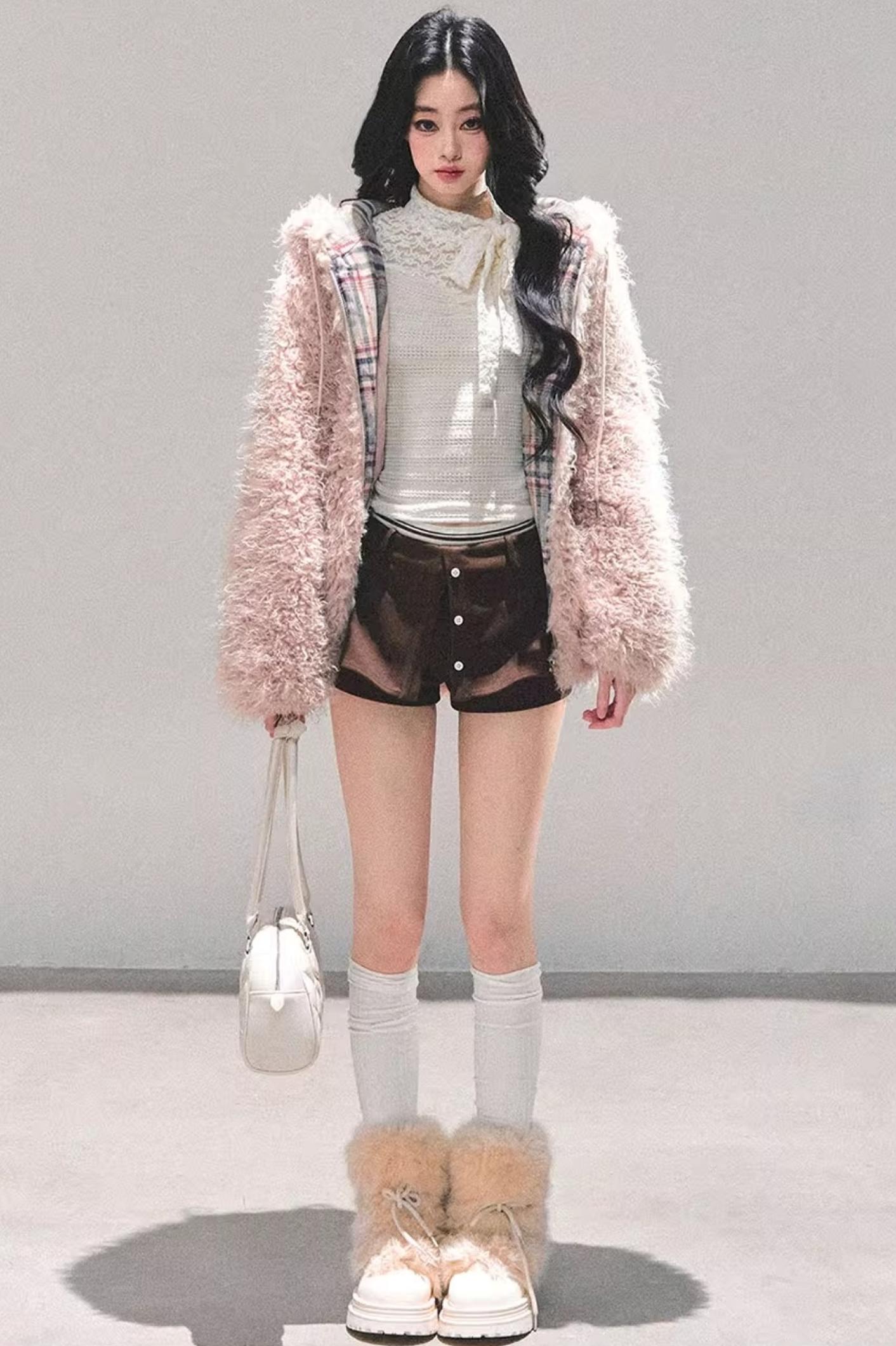 Black Autumn A-Line Shorts