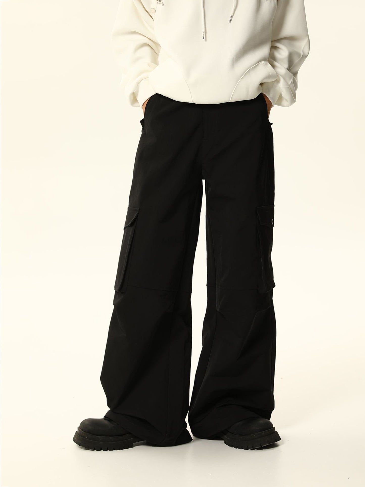 White Cargo Pants