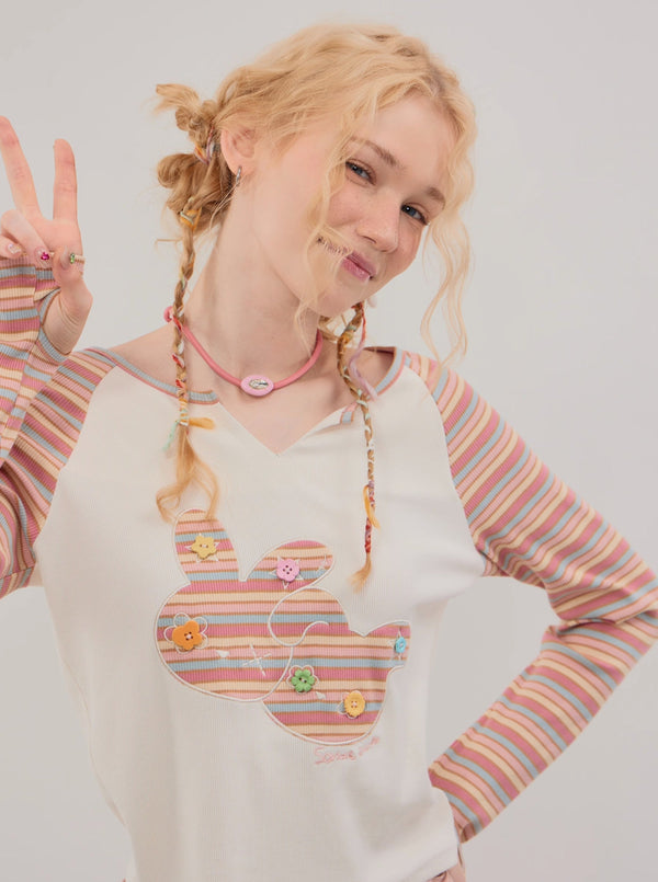 American vintage raglan undershirt top