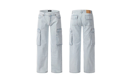 American Large Pocket Denim Hosen