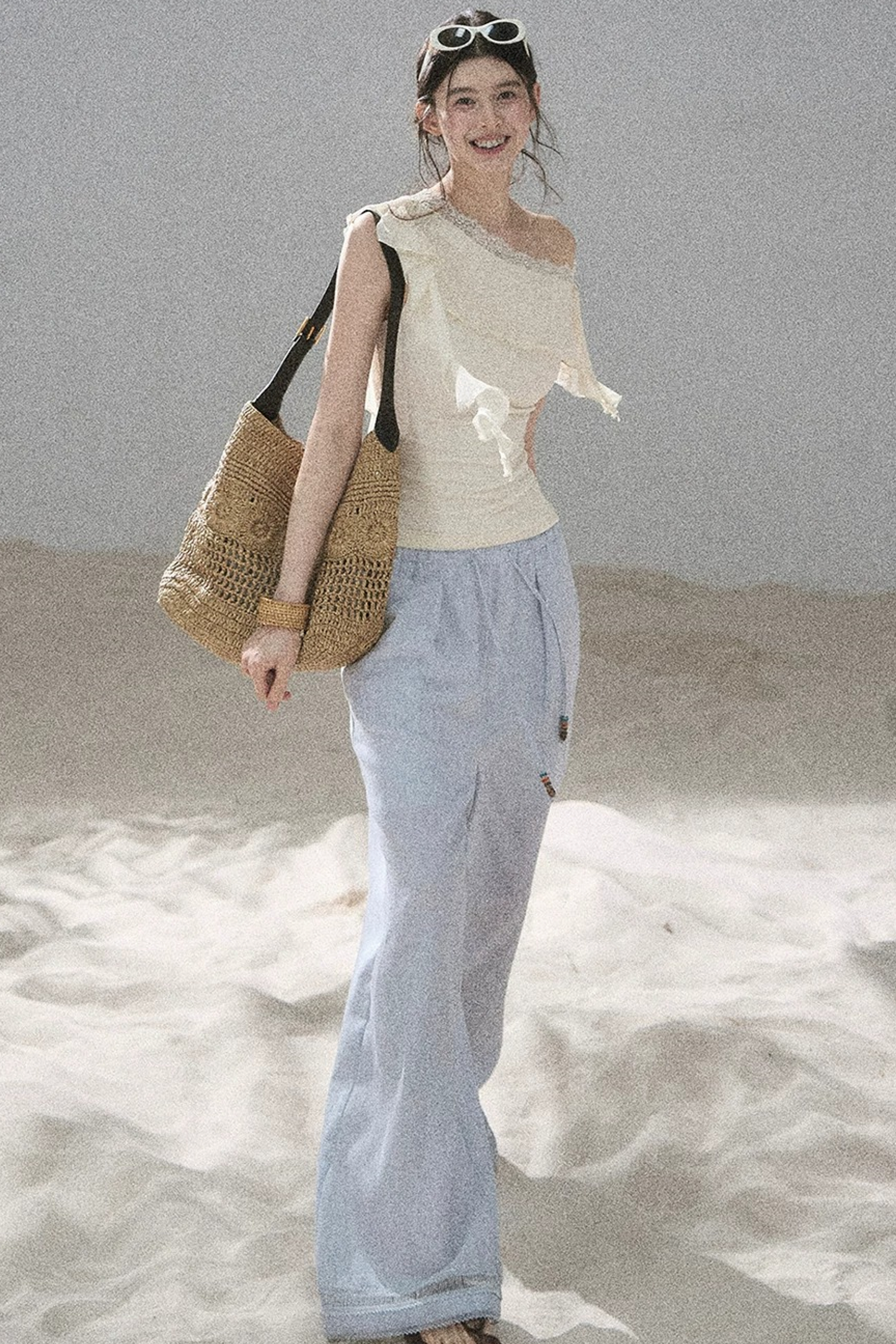 Before the Sunset Lace Off-Shoulder Top