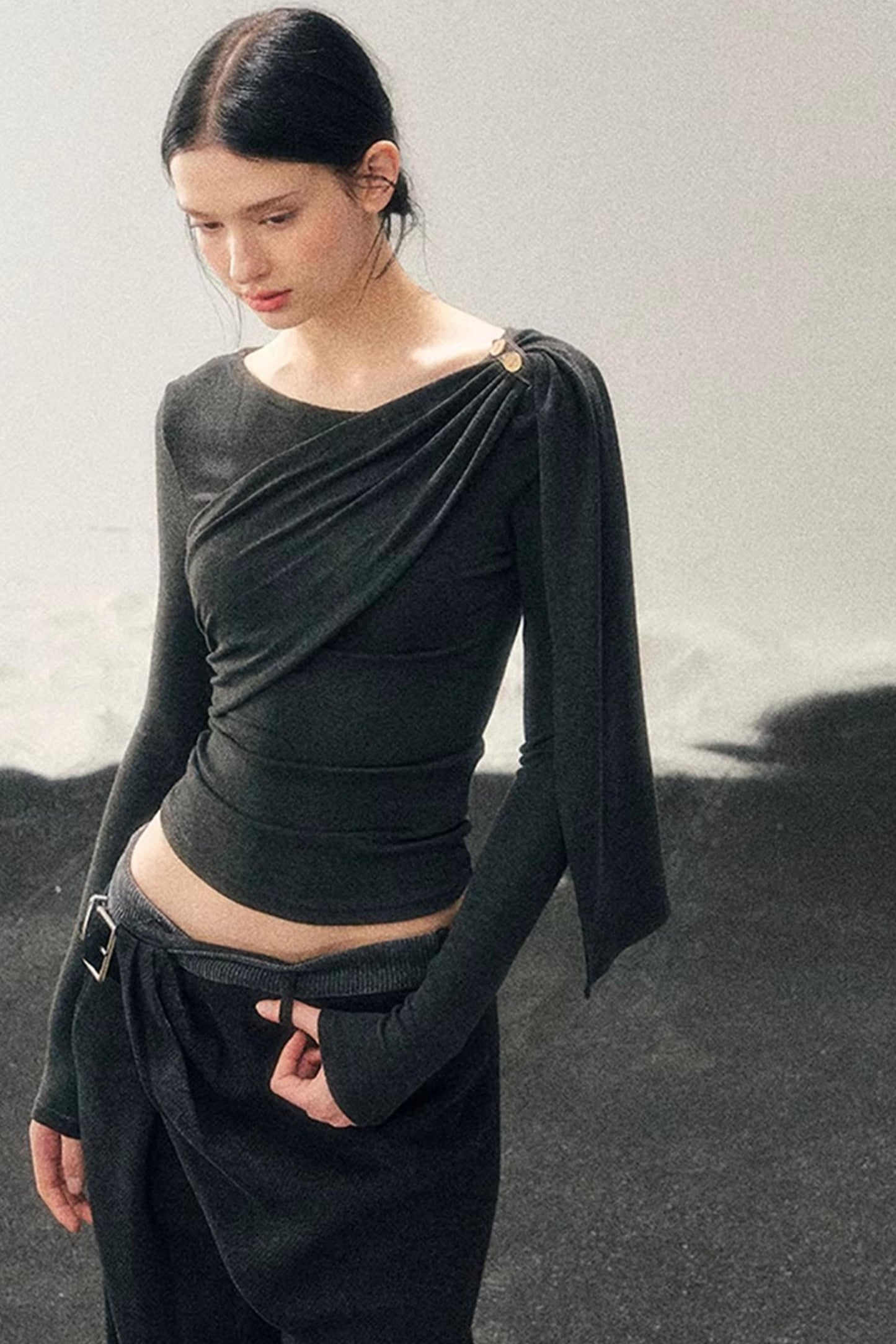 French Ribbon Design Blouse