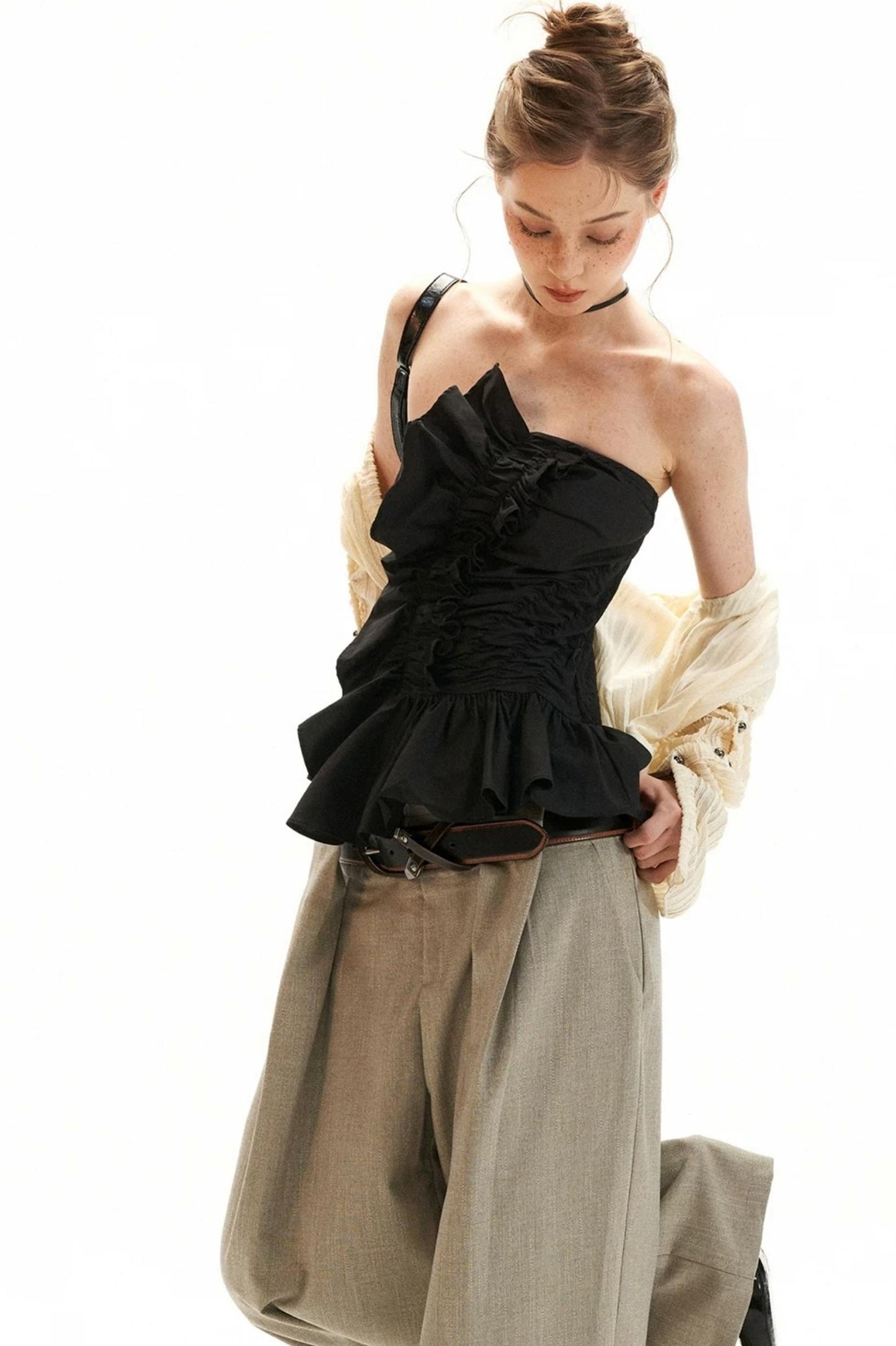 Asymmetrical Wide Hem Camisole