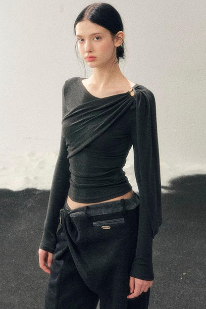 French Ribbon Design Blouse