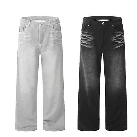 American Retro Imitation Denim Hip-Hop Jogginghose