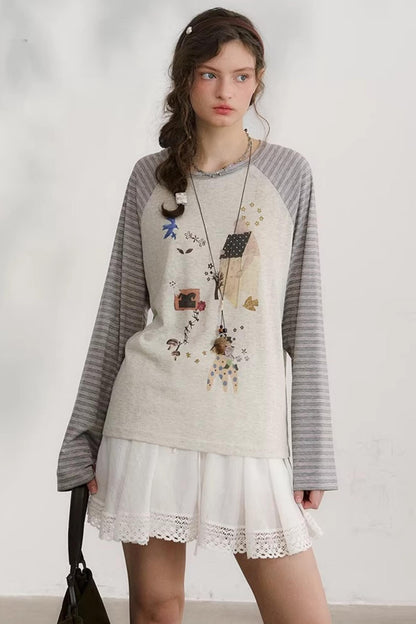 Sunday Party Striped Sweater