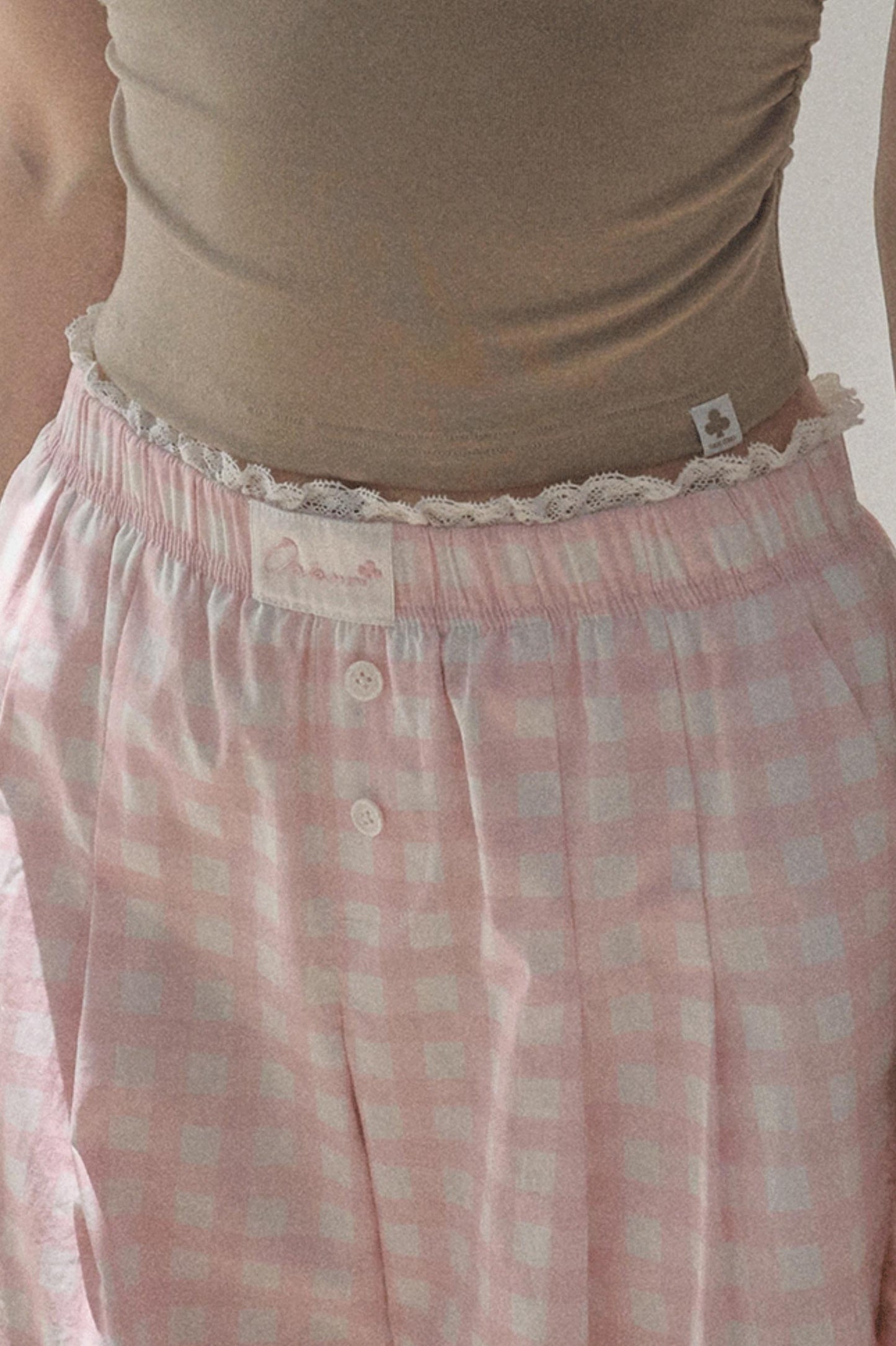 Wide-Leg Tencel Hemp Pants Set-Up