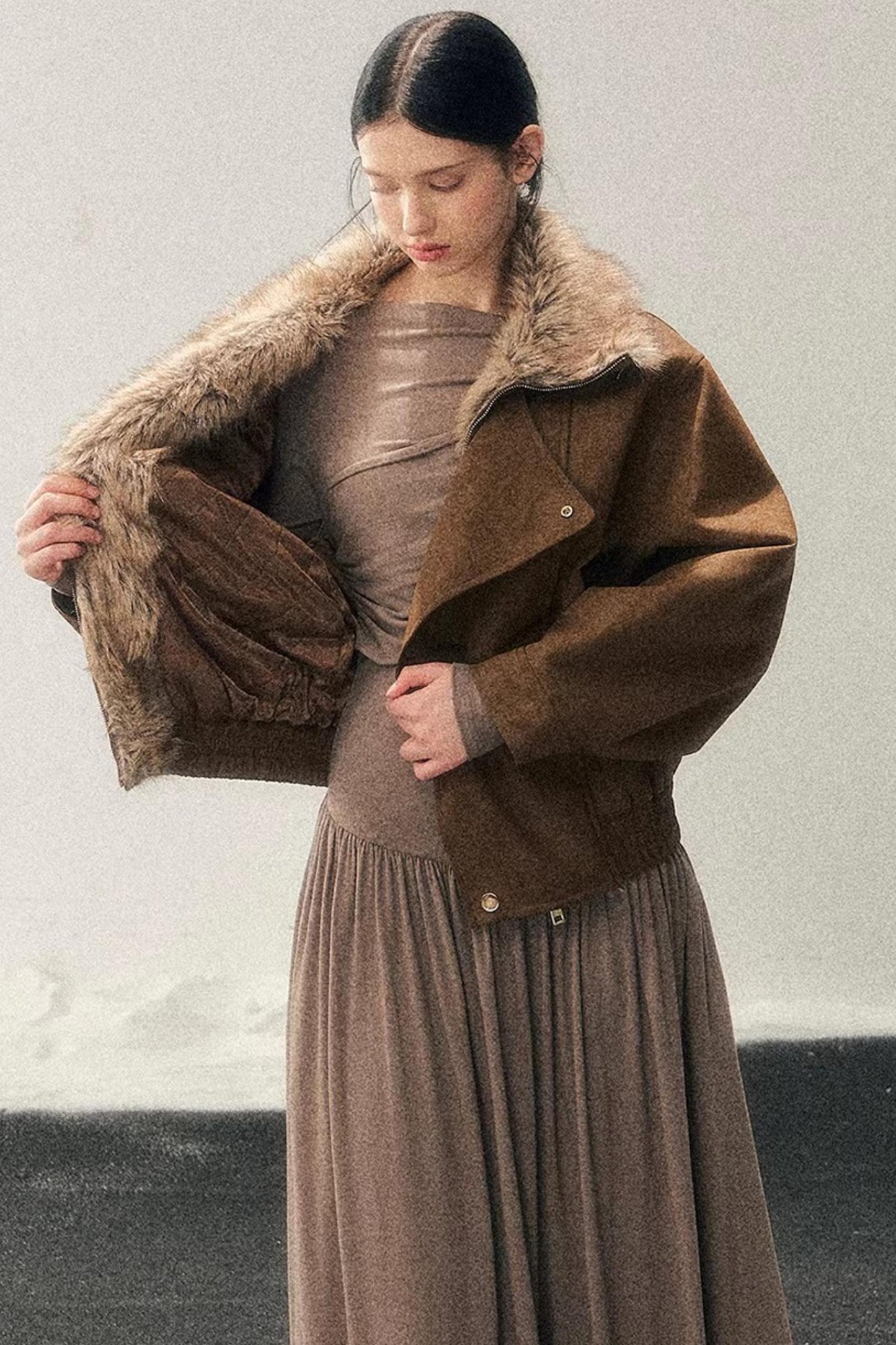 Ribbon Bodycon Winter Dress