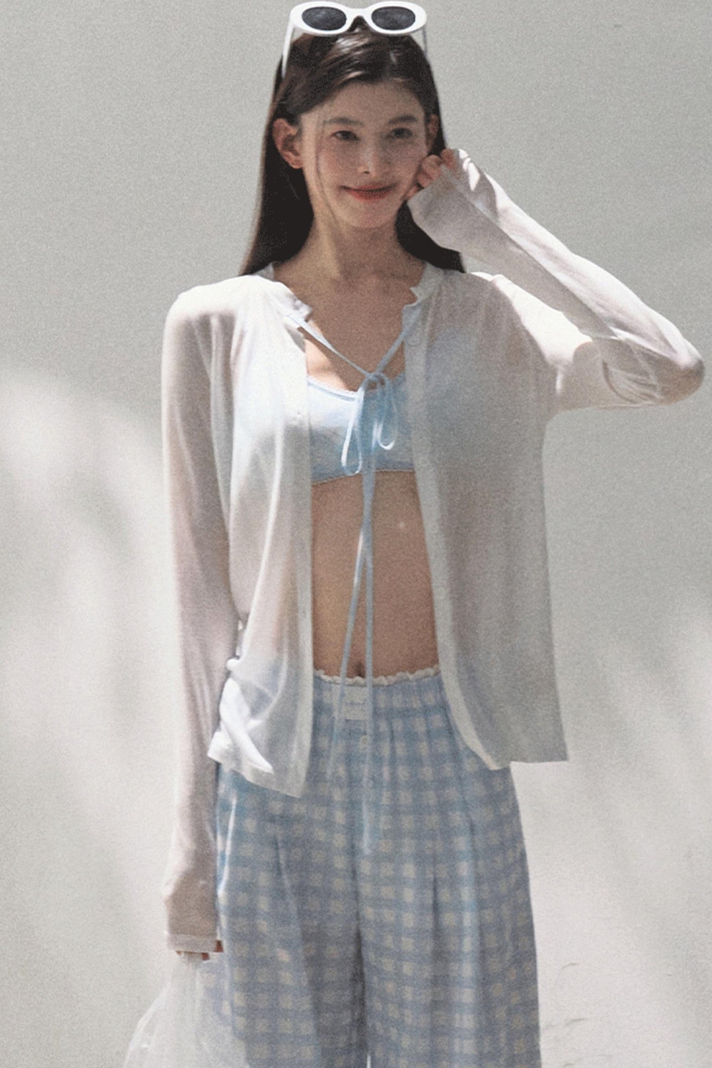 Stretch Chambray Camisole Set