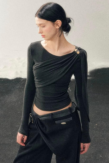 French Ribbon Design Blouse