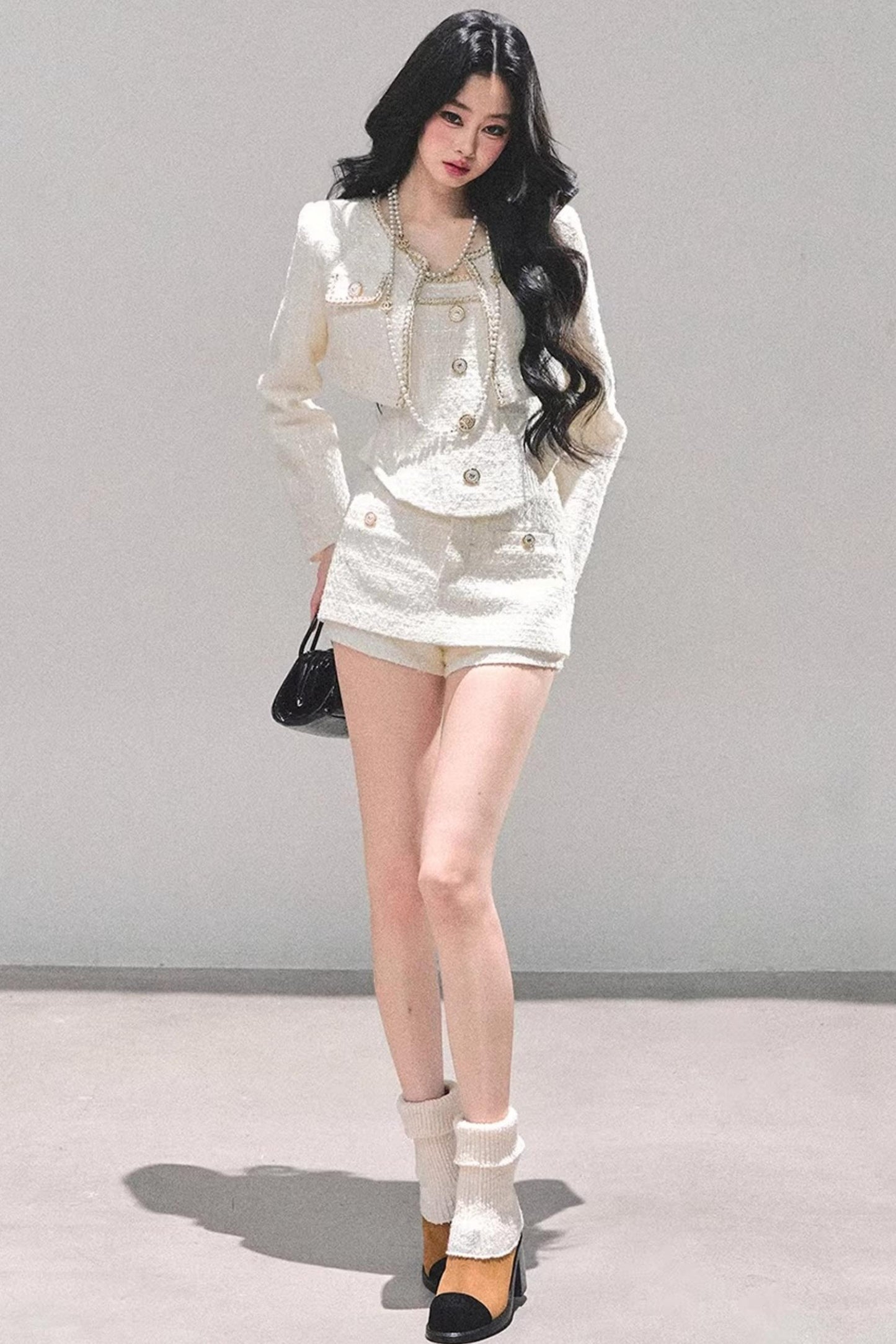 Chanel Wool Coat Skirt Set-Up