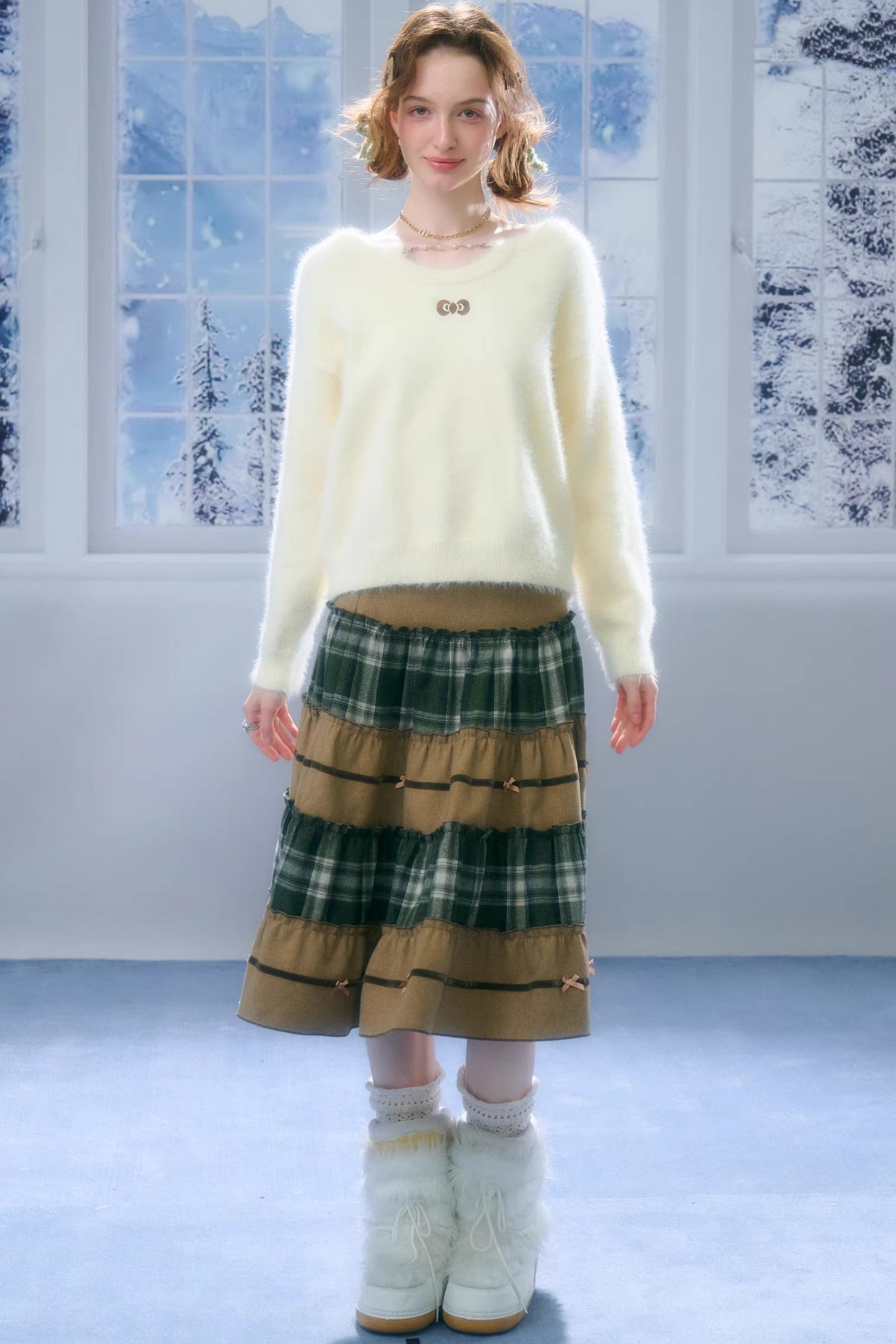 Soft Cloud Bow Sweater