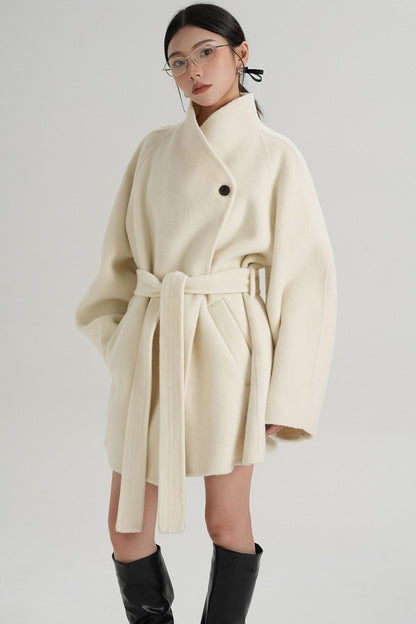 Minimalist Reversible Wool Coat