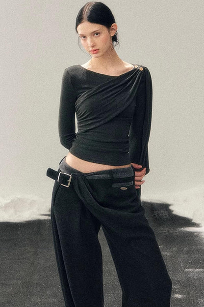 French Ribbon Design Blouse