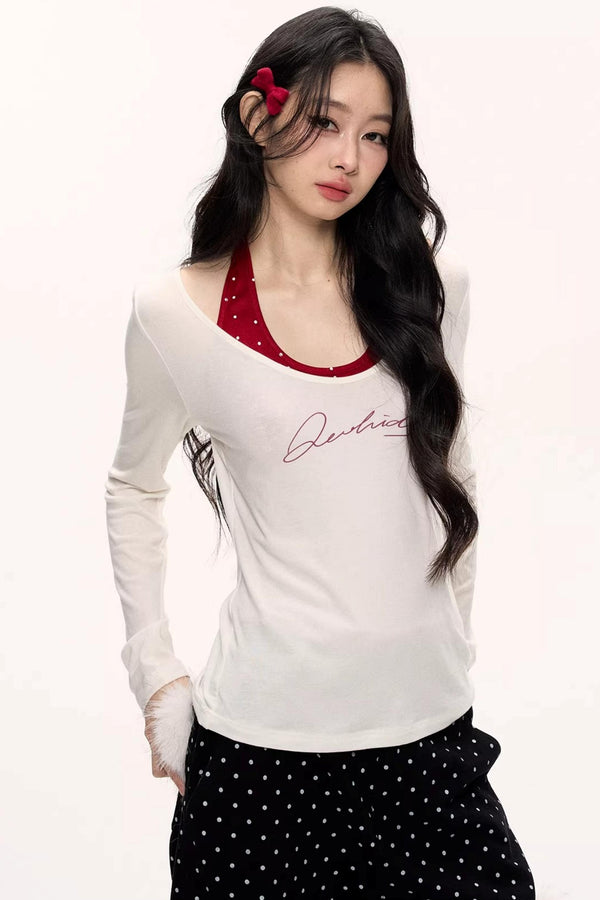 Strawberry Boba Two-Piece Set