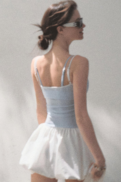 Stretch Chambray Camisole Set