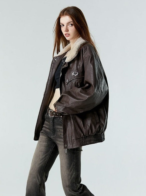Reversible Integrated Eco-friendly Fur Jacket main image 1