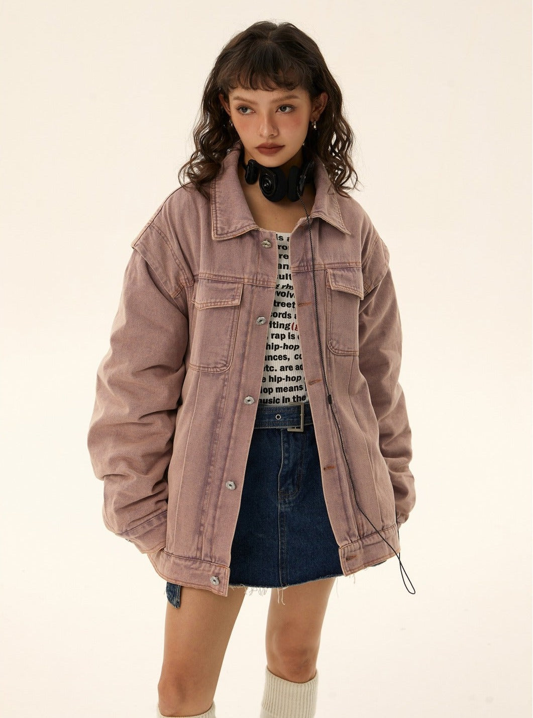 New Long-sleeved Loose Casual Cotton Jacket