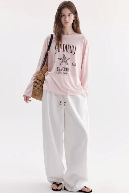 French Embroidered Vacation T-Shirt