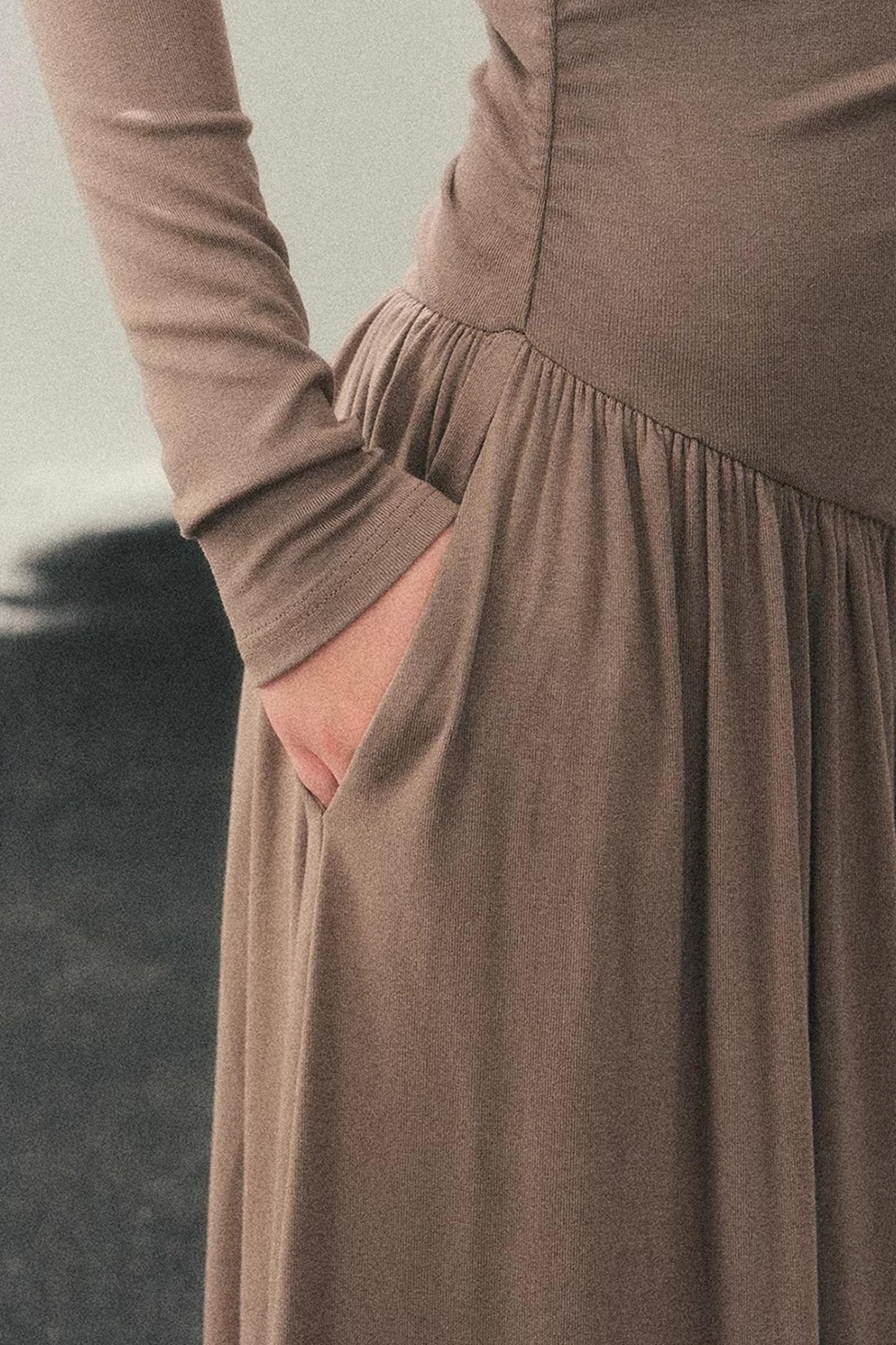 Ribbon Bodycon Winter Dress