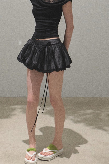 Floral Peplum Culottes Skirt Set