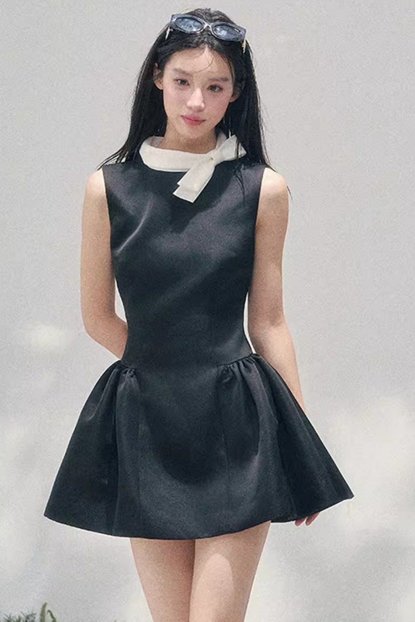 Lilian Ball Puff Sleeve Dress