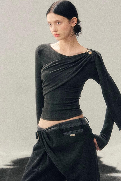 French Ribbon Design Blouse