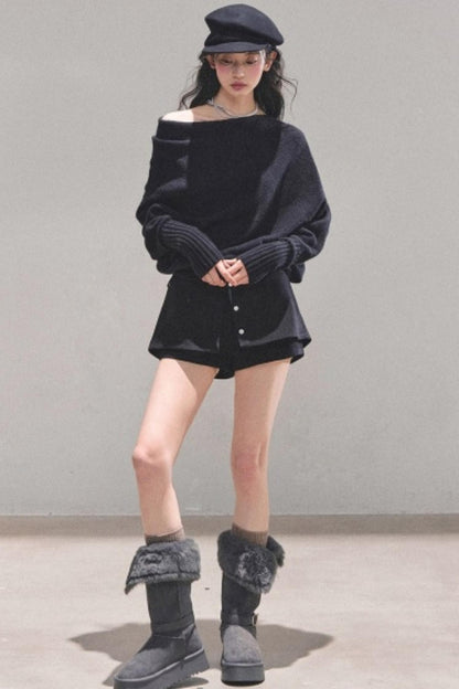 Minimalist French Knit Sweater