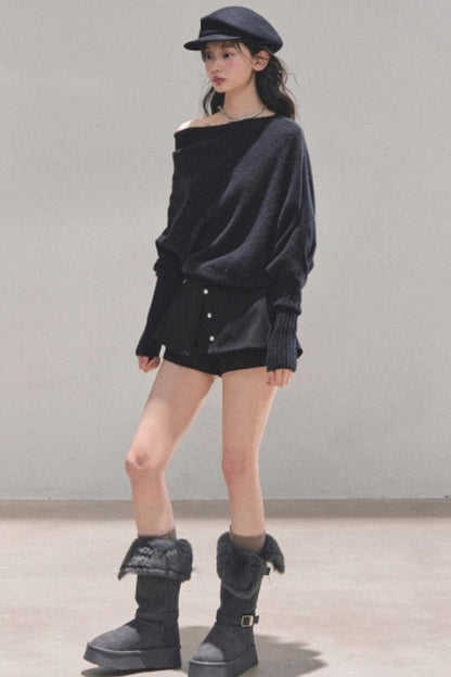 Minimalist French Knit Sweater