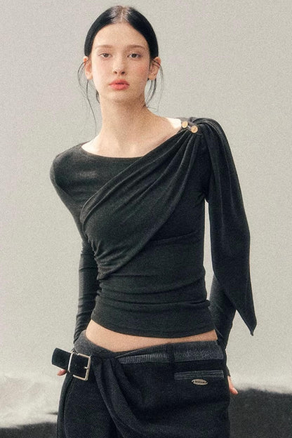 French Ribbon Design Blouse