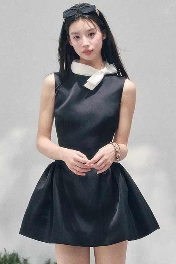 Lilian Ball Puff Sleeve Dress