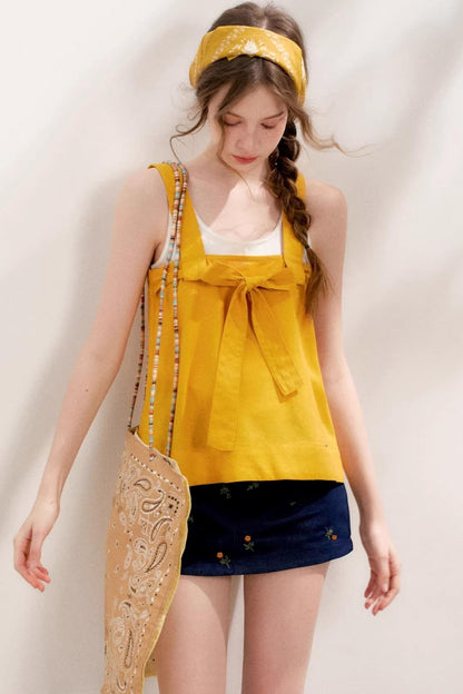 Romantic French Bow Tie Camisole