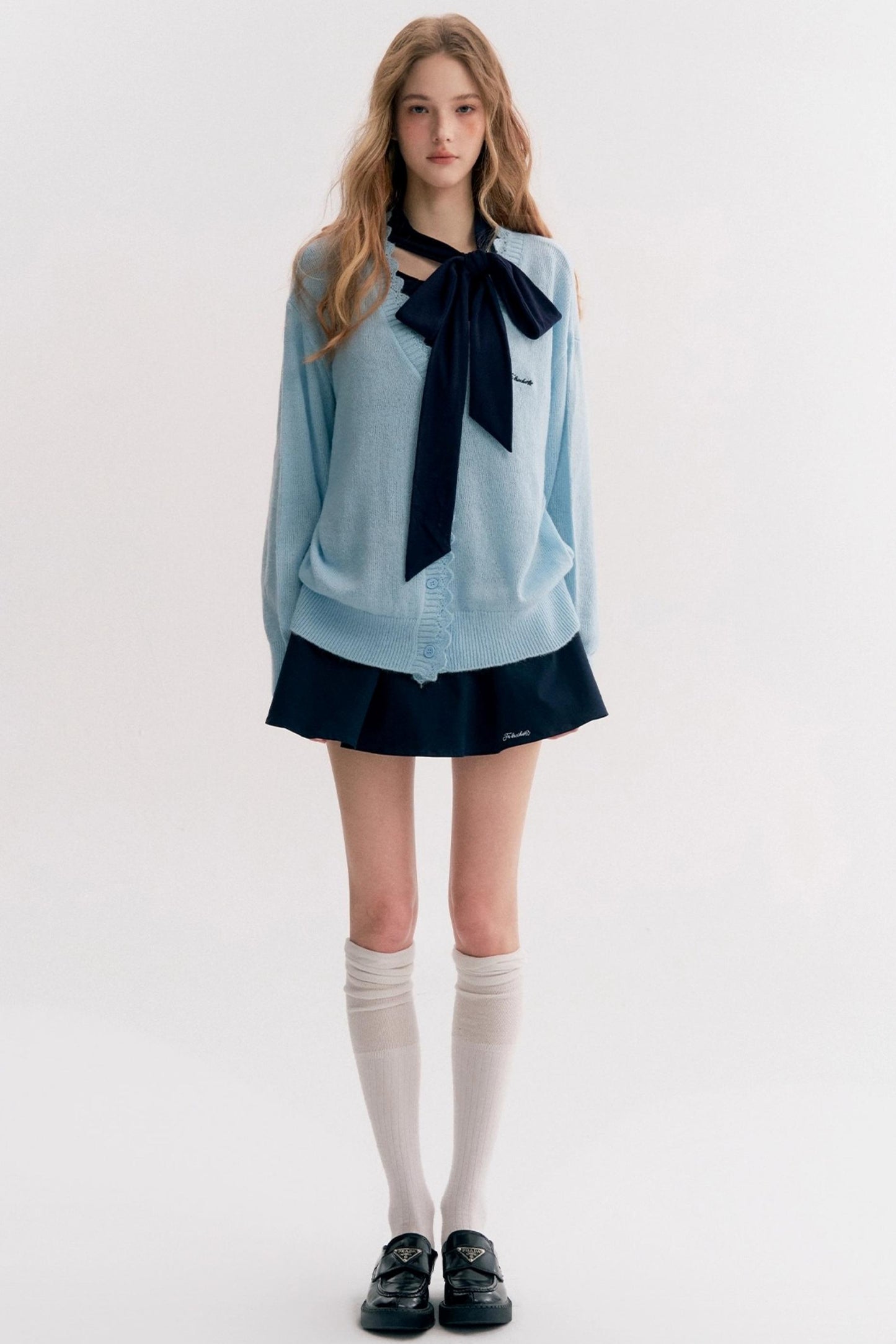 Drawstring Double Waist A-Line Puffy Skirt