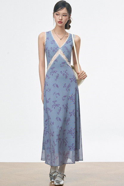 Elegant Floral Maxi Dress
