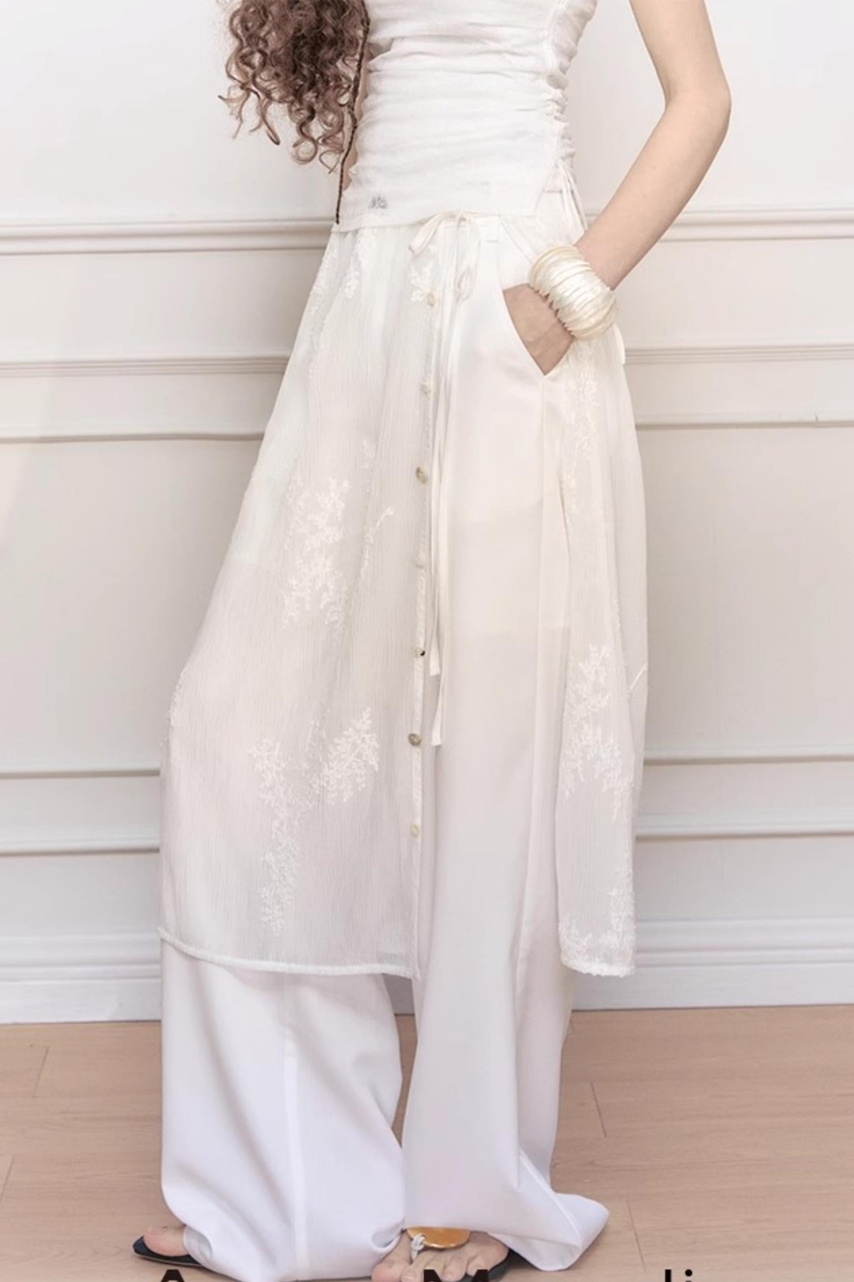 Yuan Wave Stack Pants – UrbanSheek