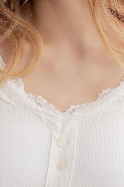 Romantic Lace V-Neck Camisole