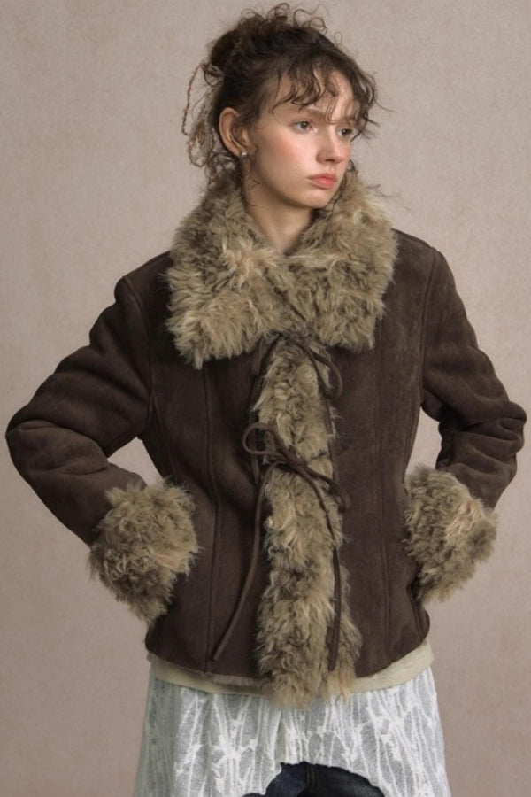 Thick Deerskin Fleece Integrated Jacket